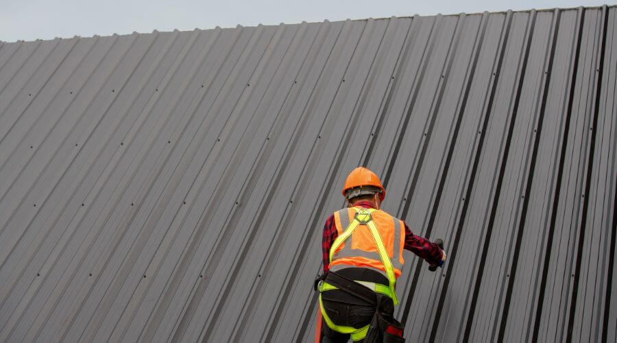 Professional metal roof installation services in Grace City, ND